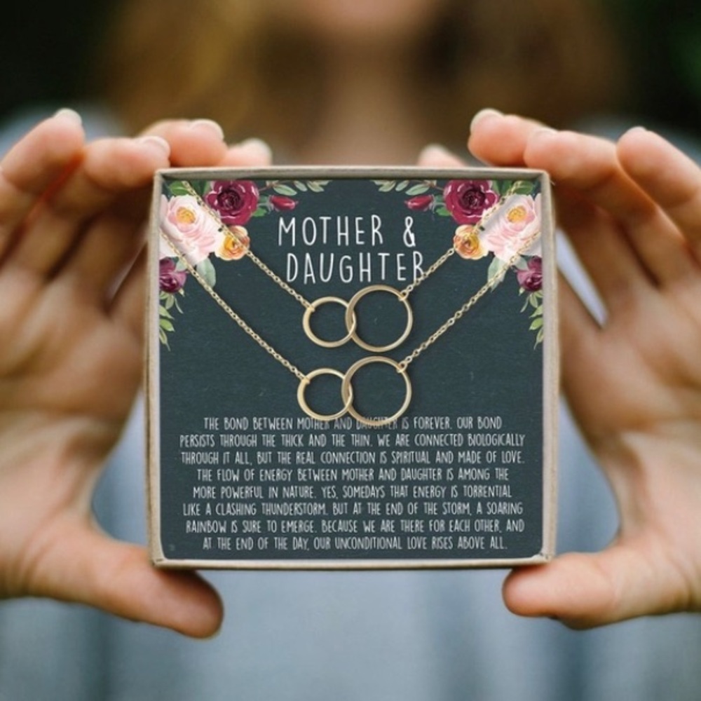Mother and Daughter Necklace